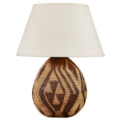 A Zulu Basket Weave Lamp