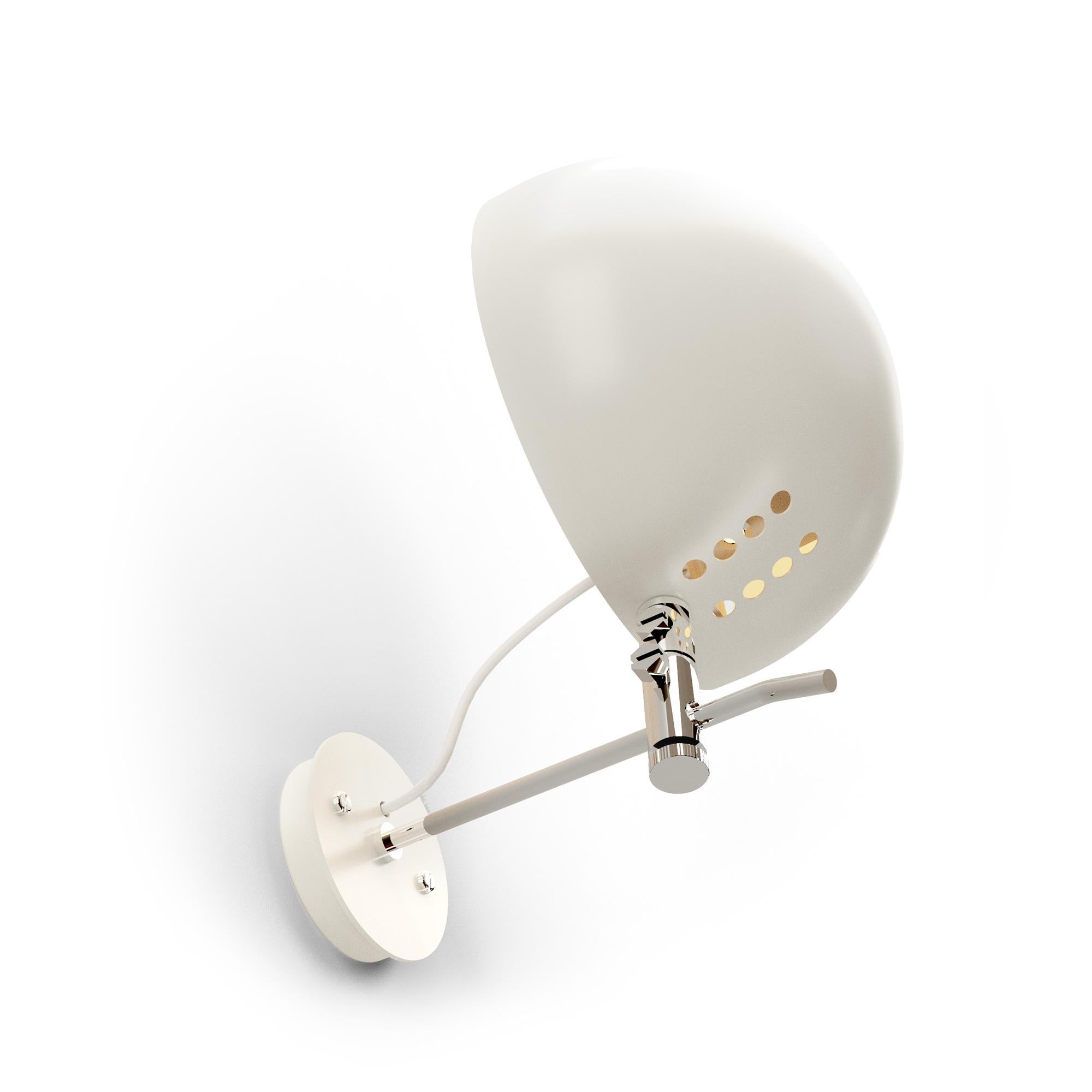 French A25-190 Wall Lamp by Disderot For Sale