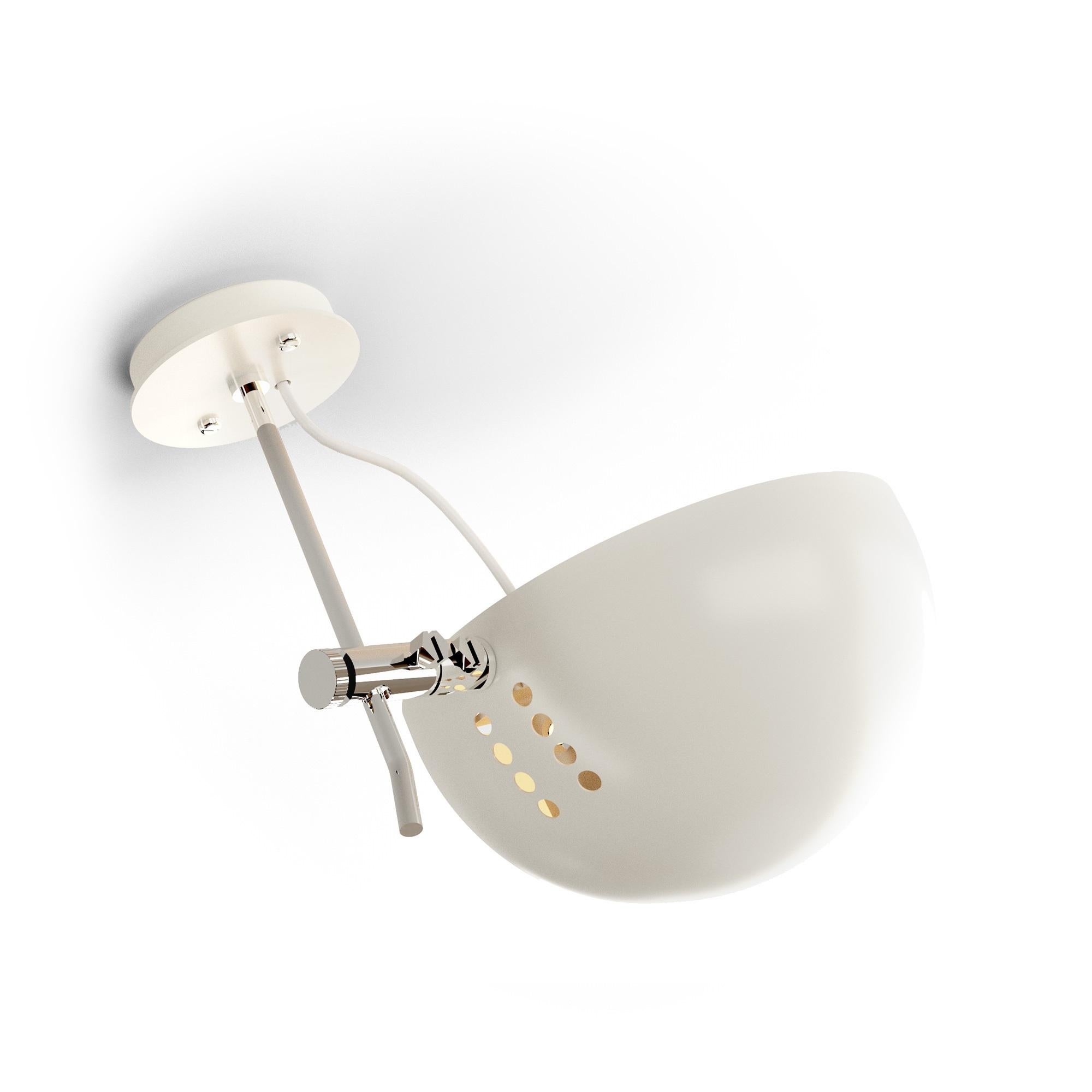 Lacquered A25-L-270 Ceiling Lamp by Disderot For Sale