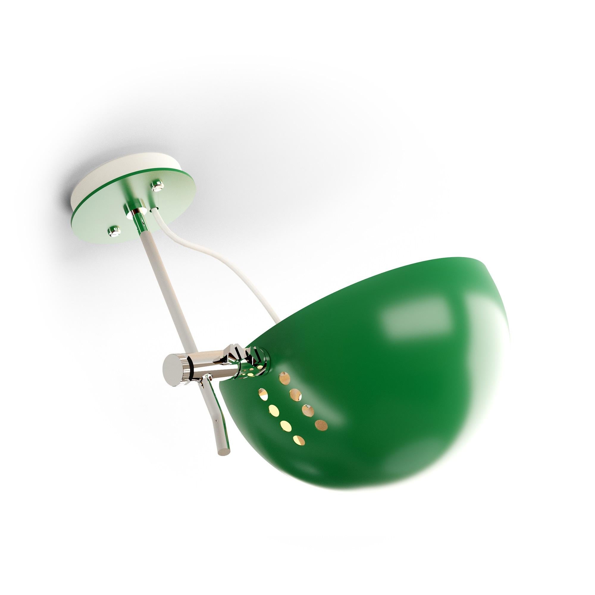 Lacquered A25-L-270 Ceiling Lamp by Disderot For Sale