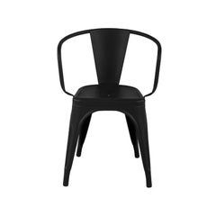 A56 Armchair Indoor in Black by Jean Pauchard & Tolix, US
