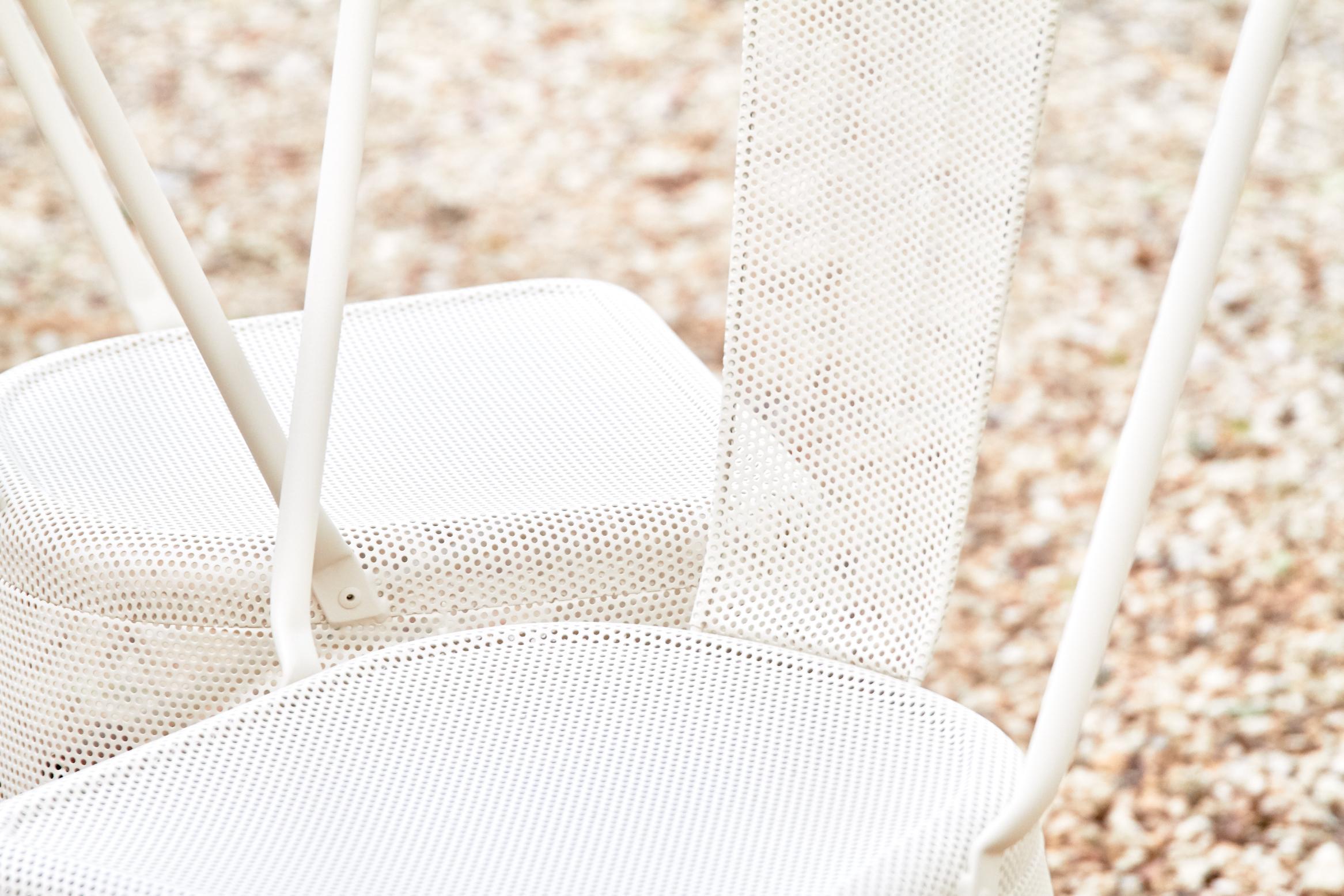 A56 Armchair Perforated in Warm Grey by Xavier Pauchard & Tolix 1