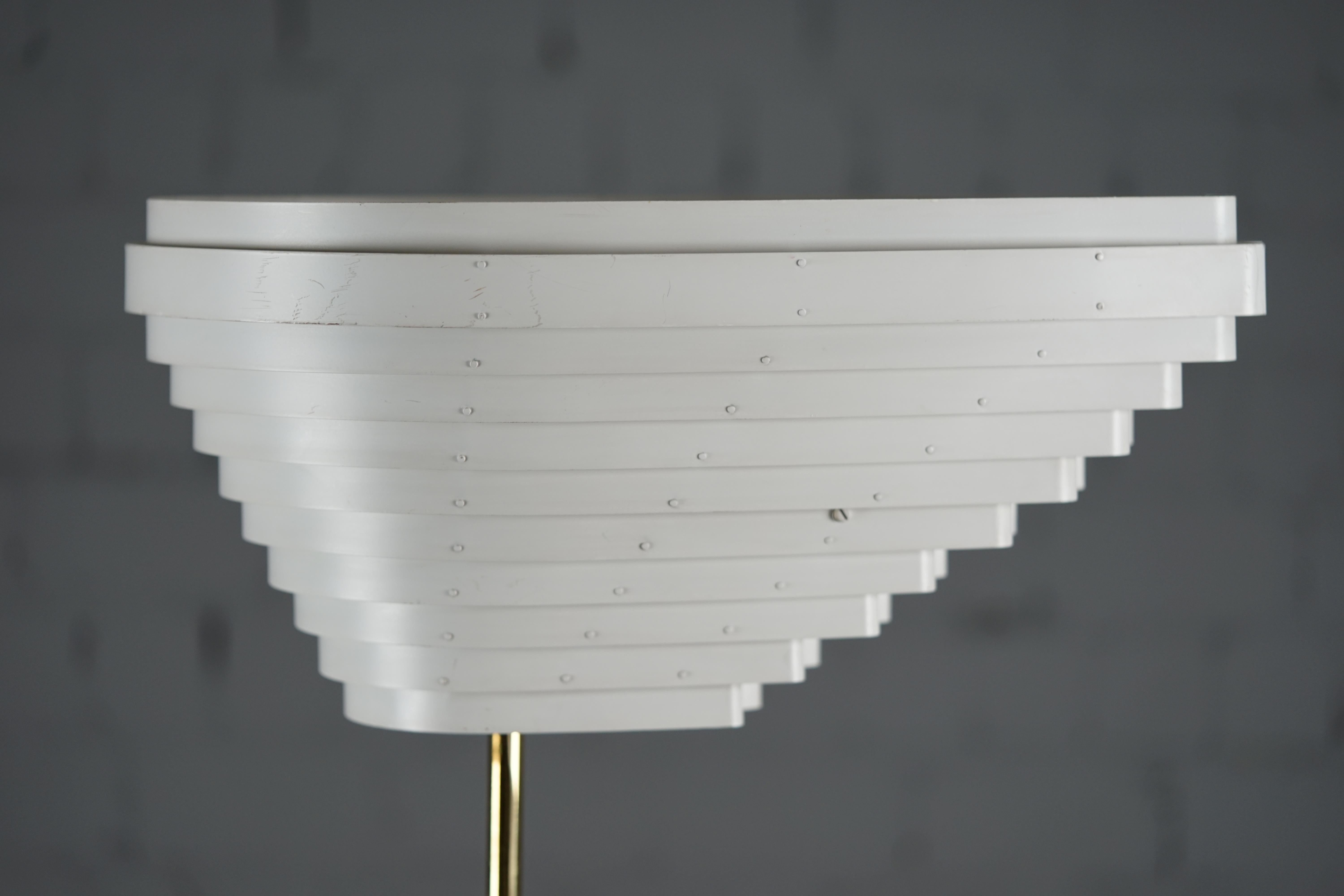 A805 Angel Wing Floor Lamp by Alvar Aalto for Valaistustyö, 1950s For Sale 2