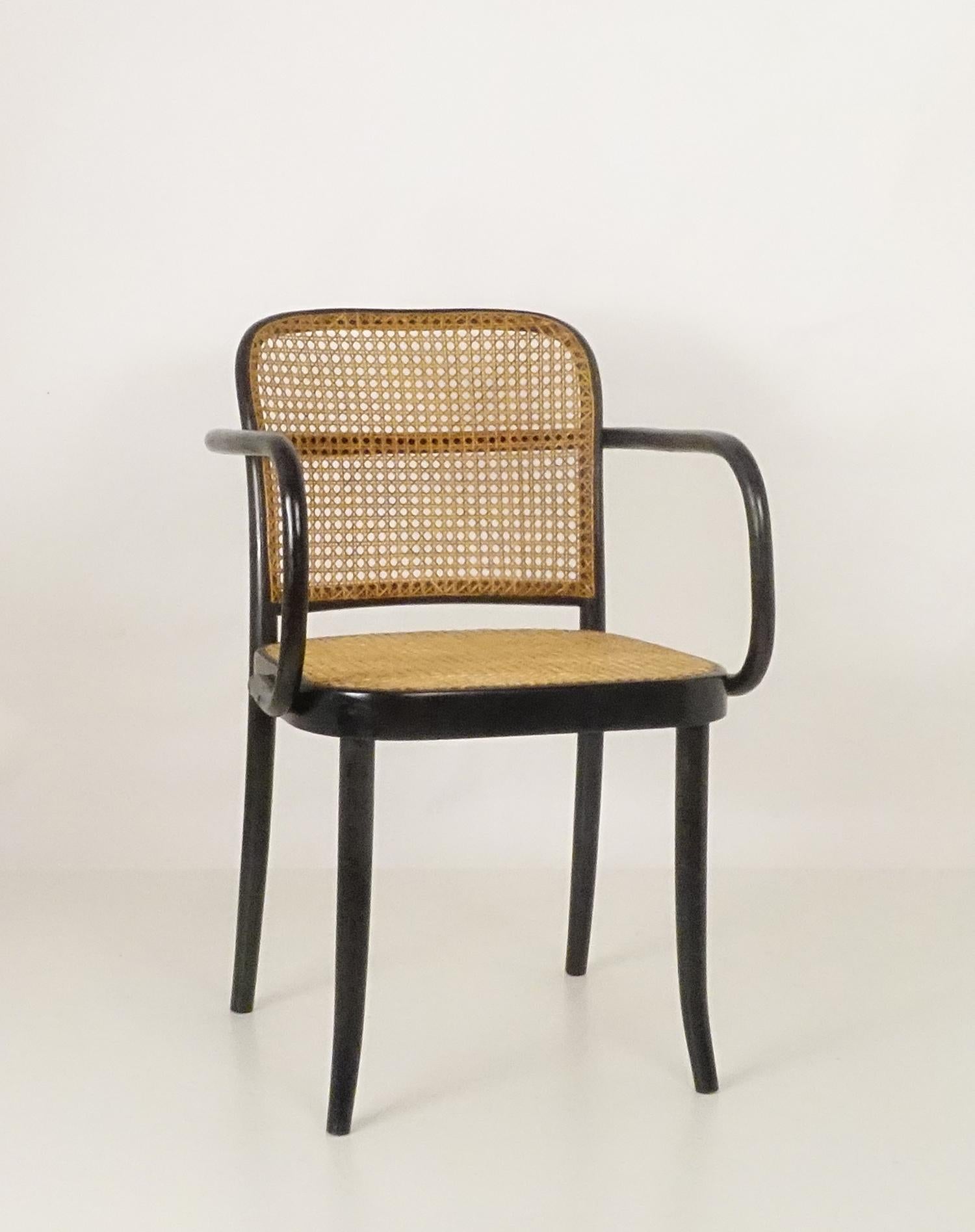 Mid-Century Modern A811 Armchair by Josef Frank for Thonet, 1970's For Sale
