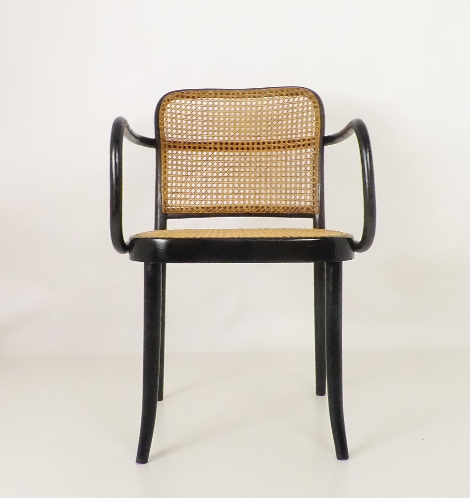 Czech A811 Armchair by Josef Frank for Thonet, 1970's For Sale