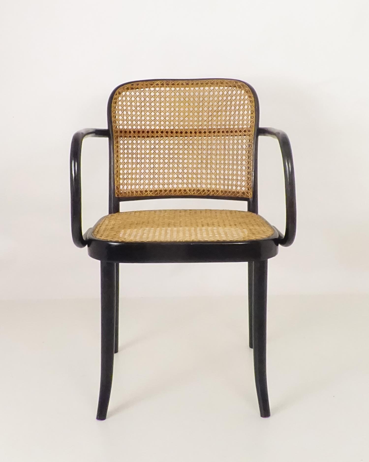 A811 Armchair by Josef Frank for Thonet, 1970's In Good Condition For Sale In Barcelona, Cataluna