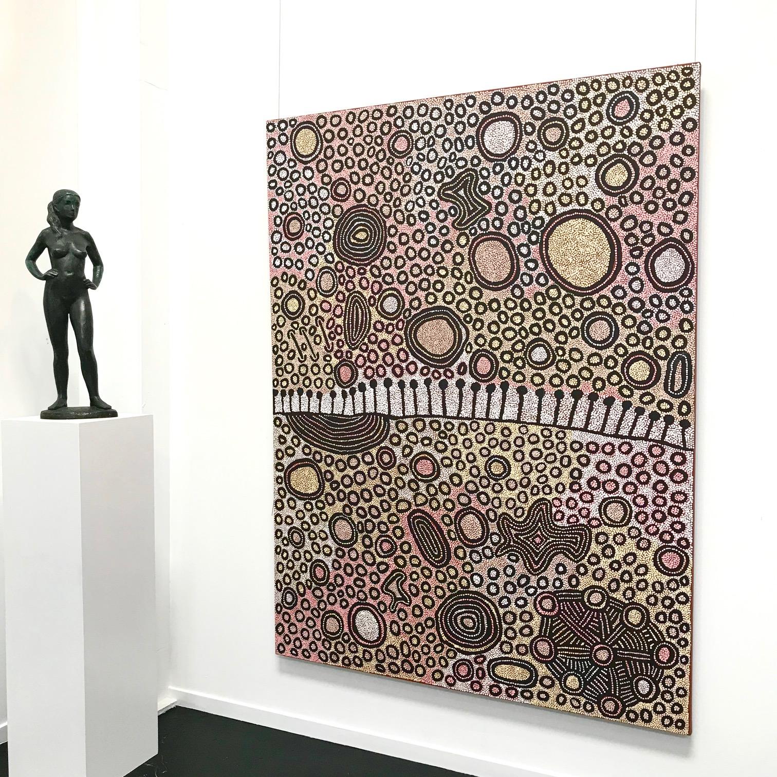 'Ngaminya' Aboriginal Australian Art – Painting von Yinarupa Nangala