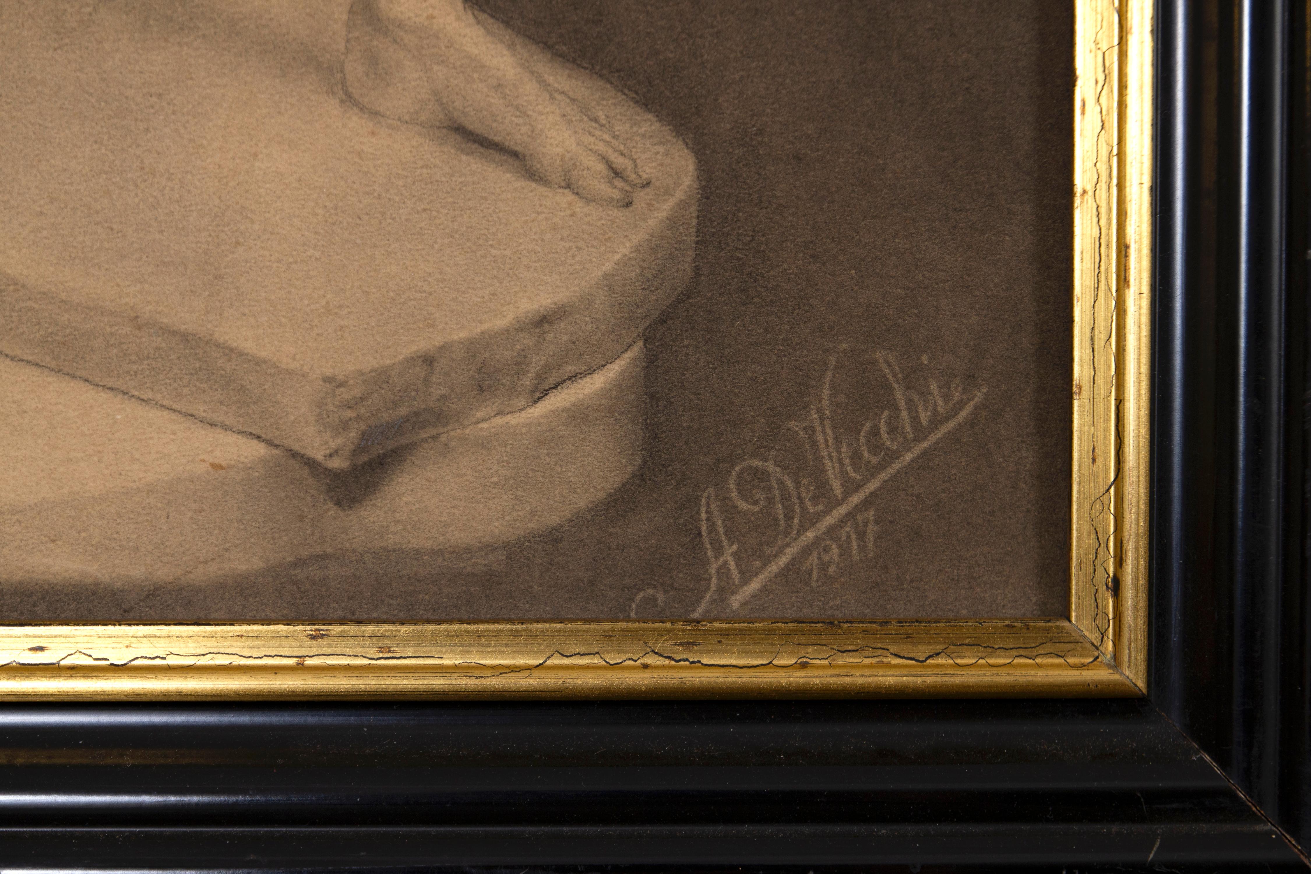 Pair of Drawings with Apollo And Creugante 1916' For Sale 1