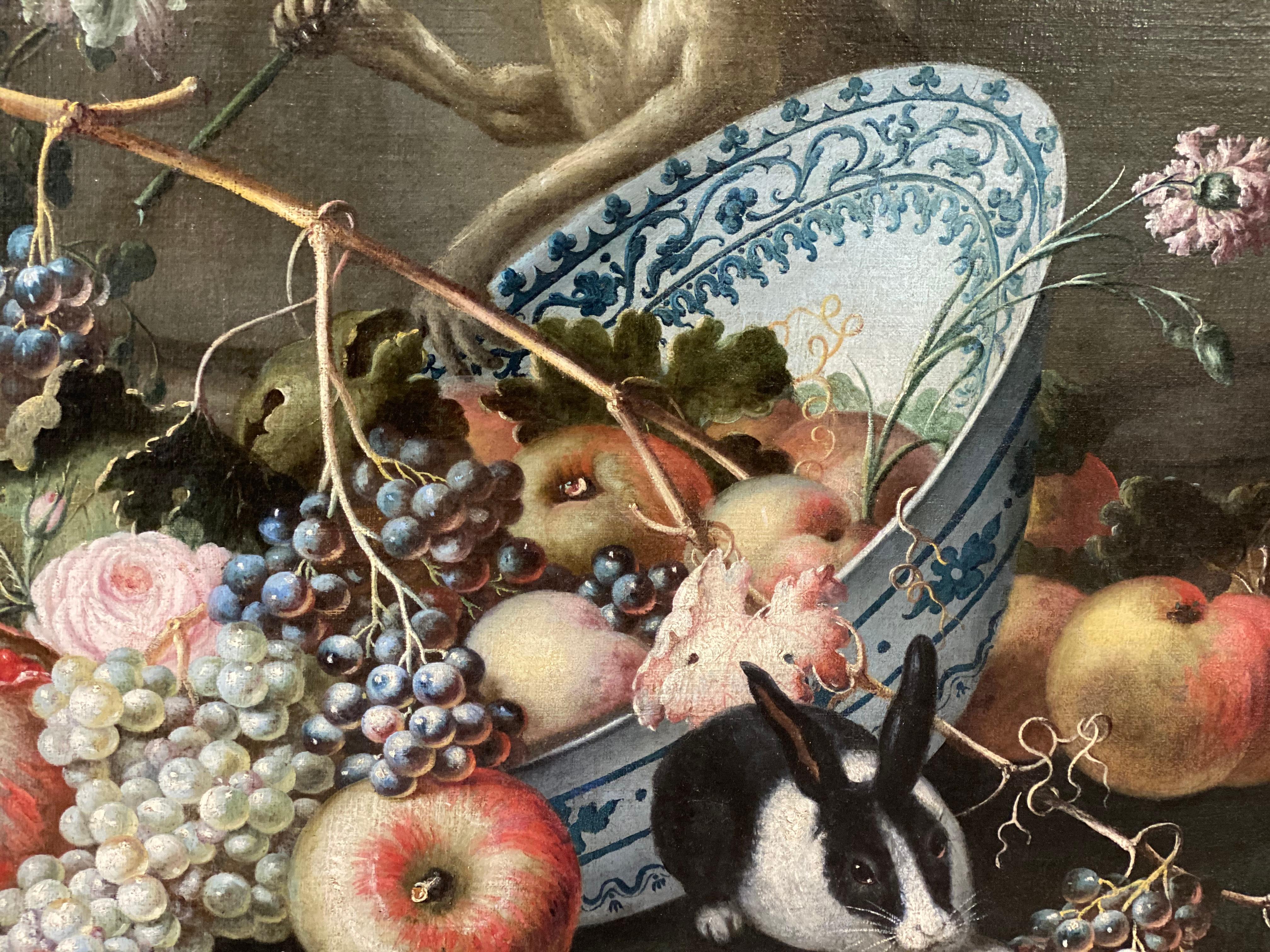 Exceptional Italian 18th Century Still-Life Paintings by Felice Rubbiani 3
