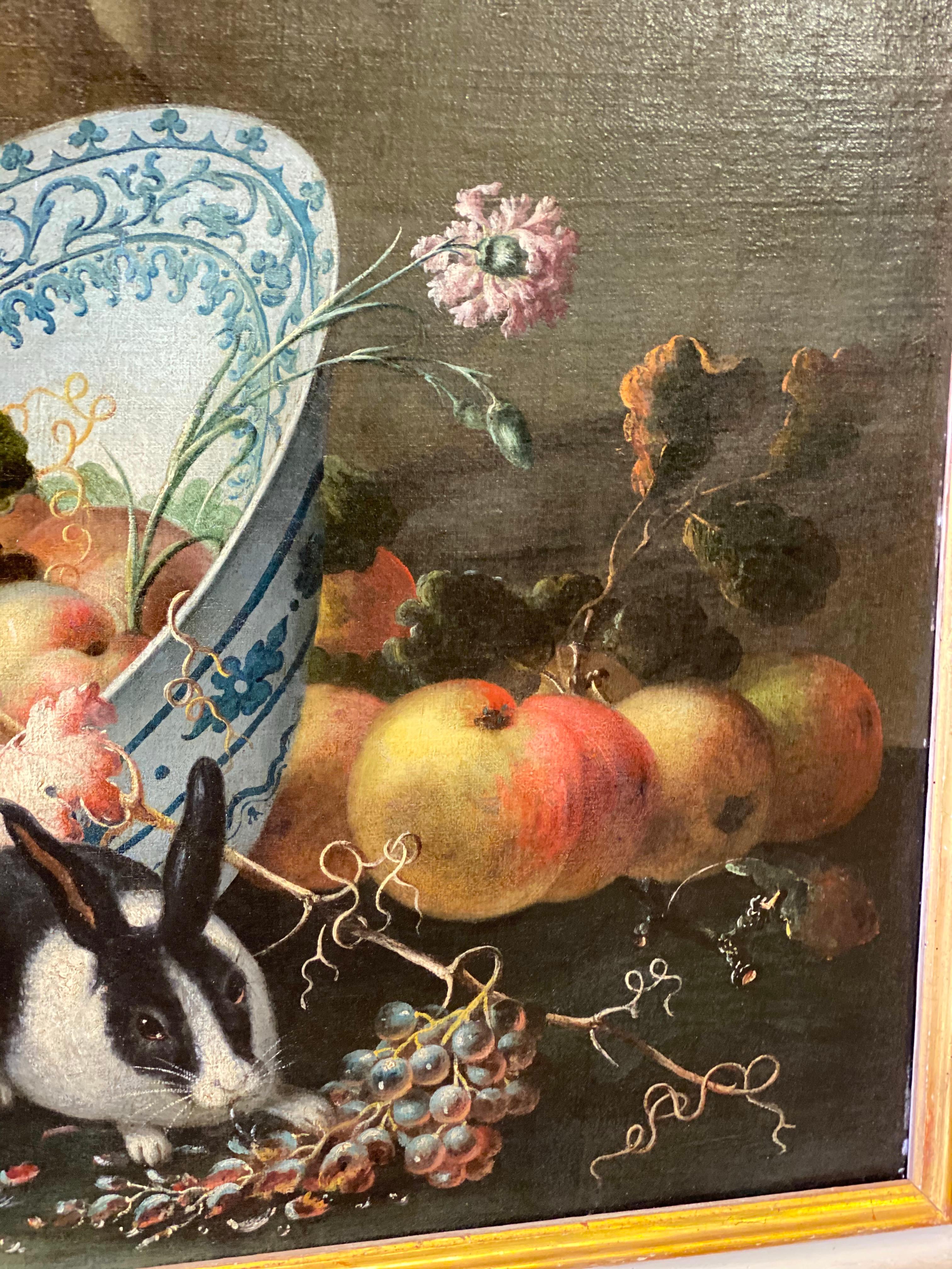 Exceptional Italian 18th Century Still-Life Paintings by Felice Rubbiani 7