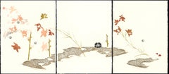 My Garden Asparagus triptych