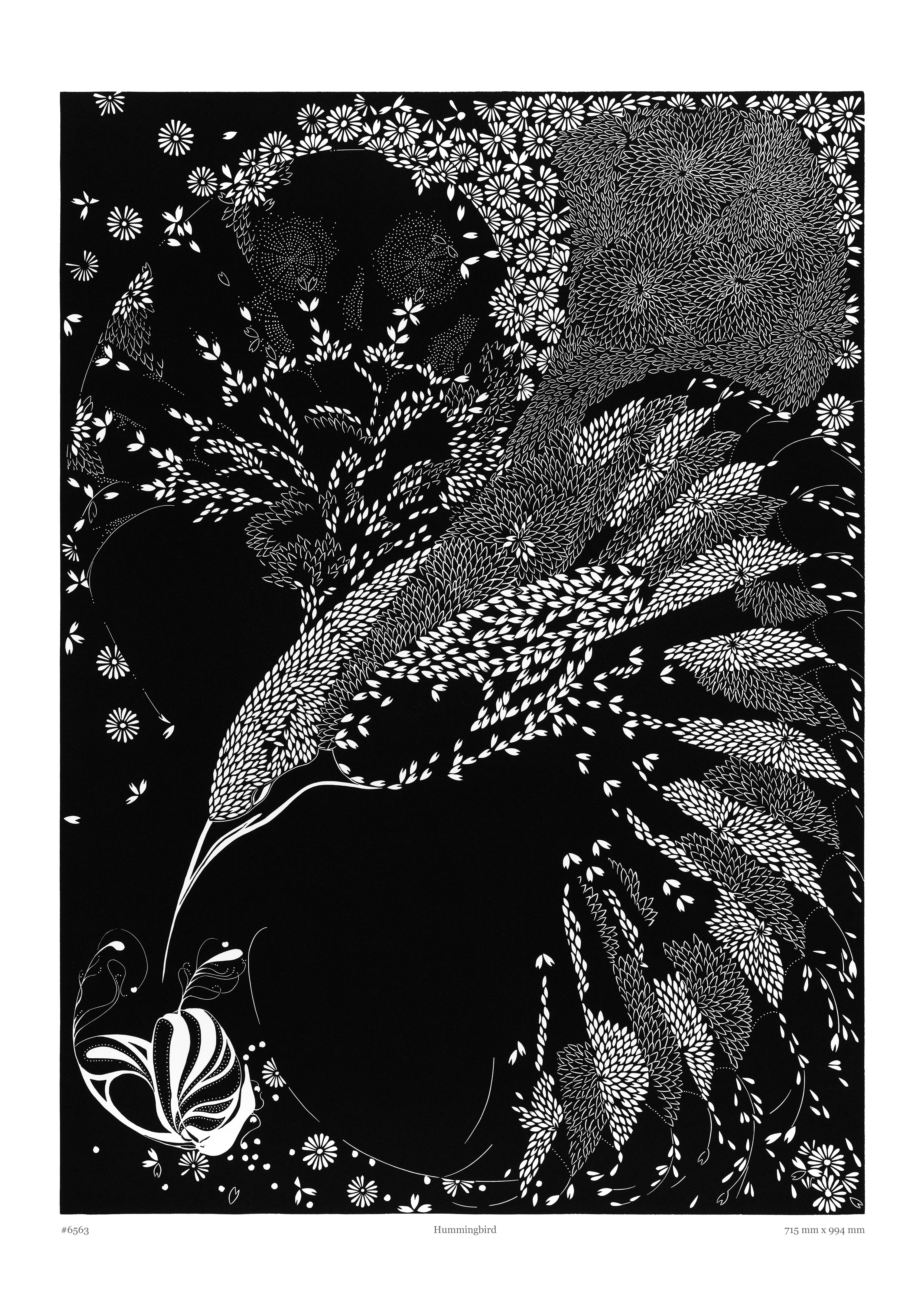 Lisa Rochfort Animal Print - Hummingbird