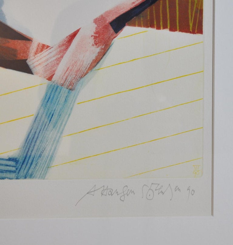 Arne Haugen Sørensen Arne Haugen Sørensen, signed Lithograph EA, 1990
