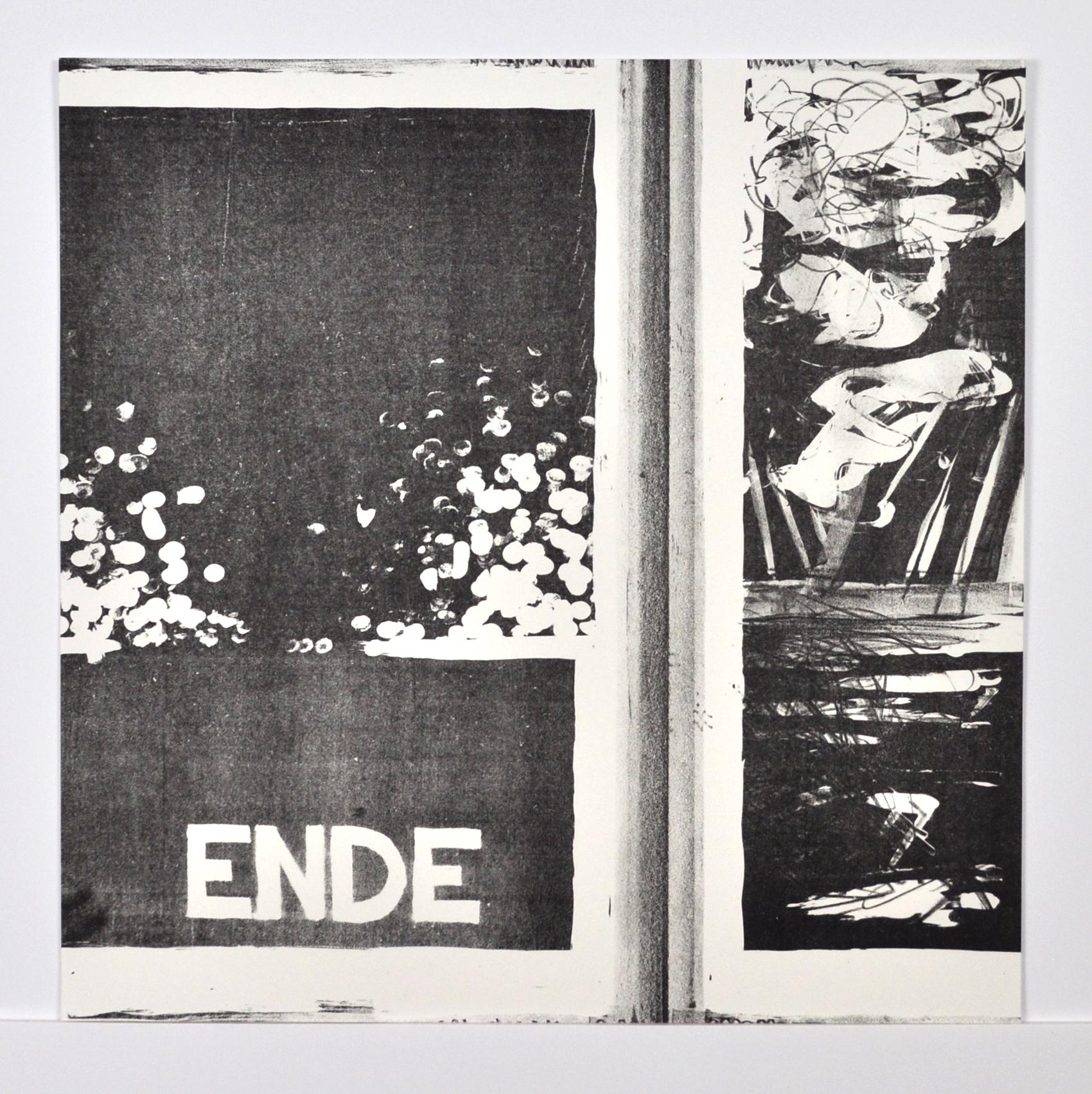 Scandinavian Lithograph “Ende”, Numbered and signed - Abstract Print by Claus Handgaard Jørgensen