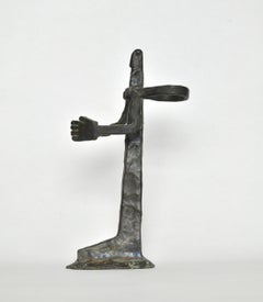 The Guide - Bronze Sculpture unique handmade of former communistic sculptures