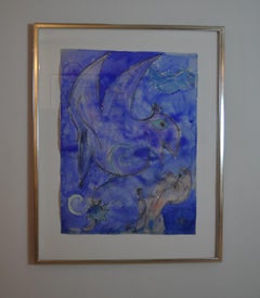Carl-Henning Pedersen, Watercolour, Signed, 1974