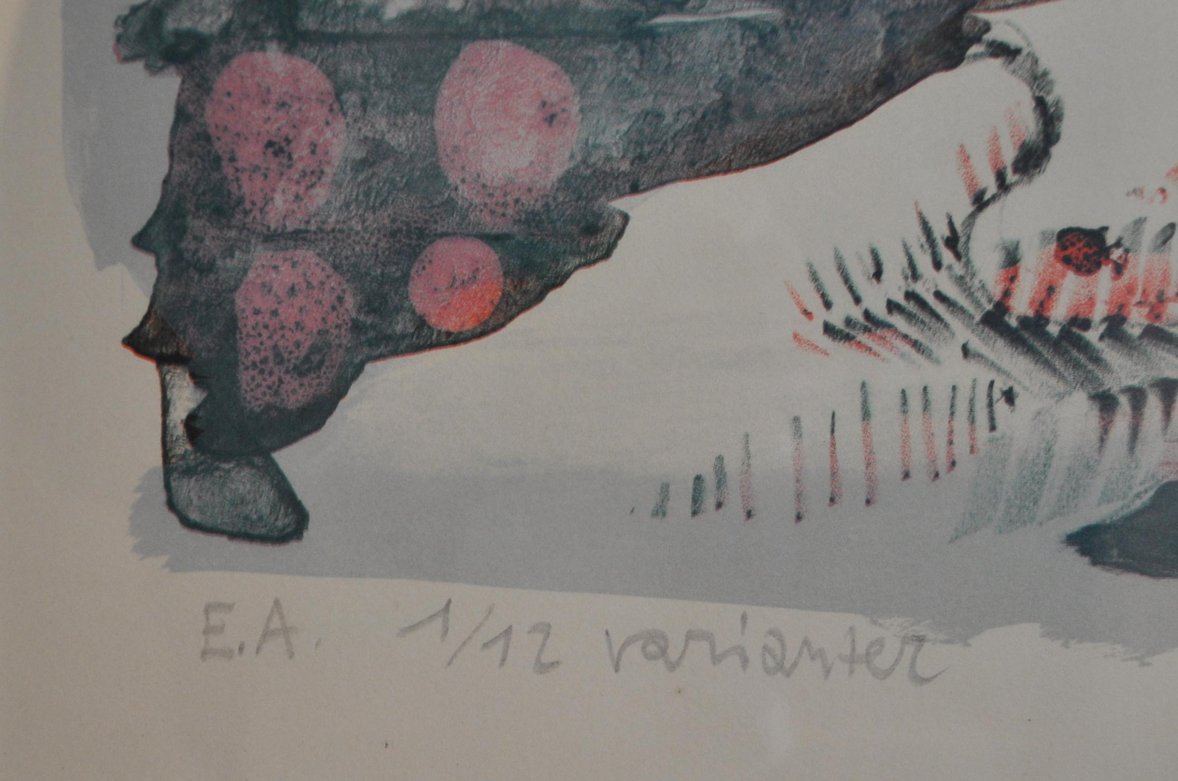 Arne Haugen Sørensen, signed Lithograph EA, 1975 For Sale 2