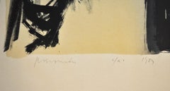 Scandinavian Abstract Lithograph by Danish Peter Brandes, Signed E/A-edition