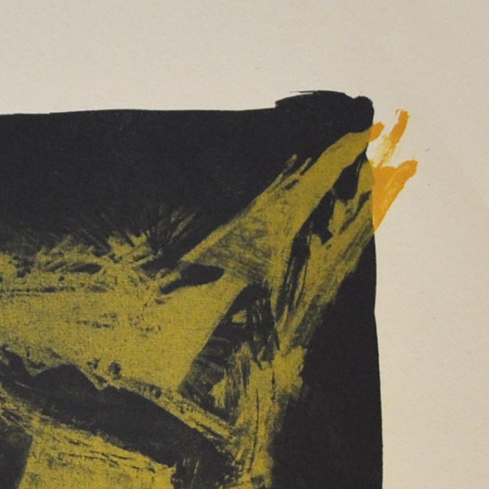 Scandinavian Abstract Lithograph by Danish Peter Brandes, Signed E/A-edition For Sale 2