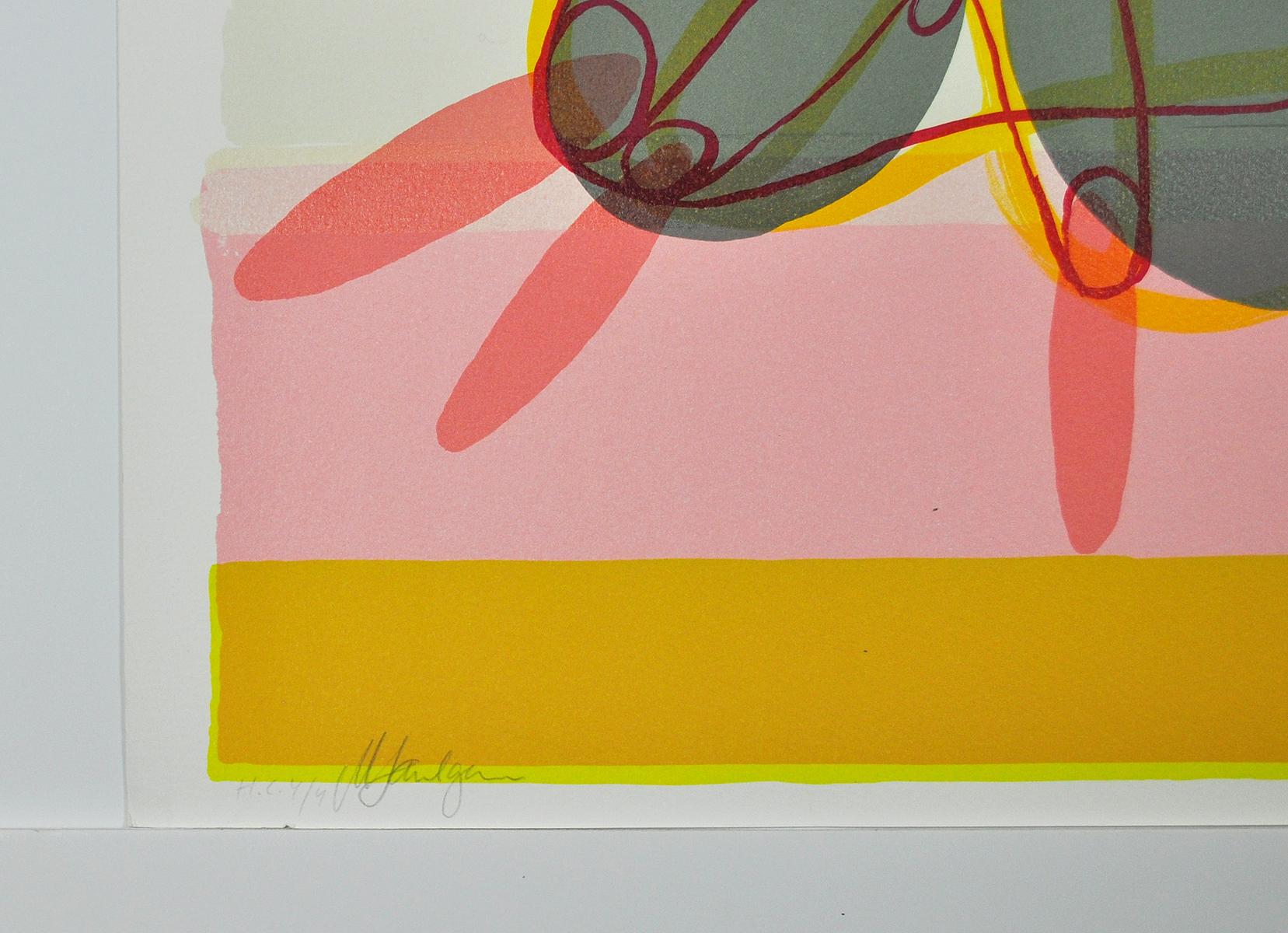 Scandinavian Lithograph by Malene Landgreen, Untitled, ca. 2012 For Sale 2