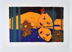 Scandinavian Screen Print by Danish artist Lars Ravn, signed and numbered, 1994