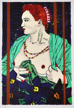 Scandinavian Screen Print by Danish artist Lars Ravn, signed and numbered, 1994