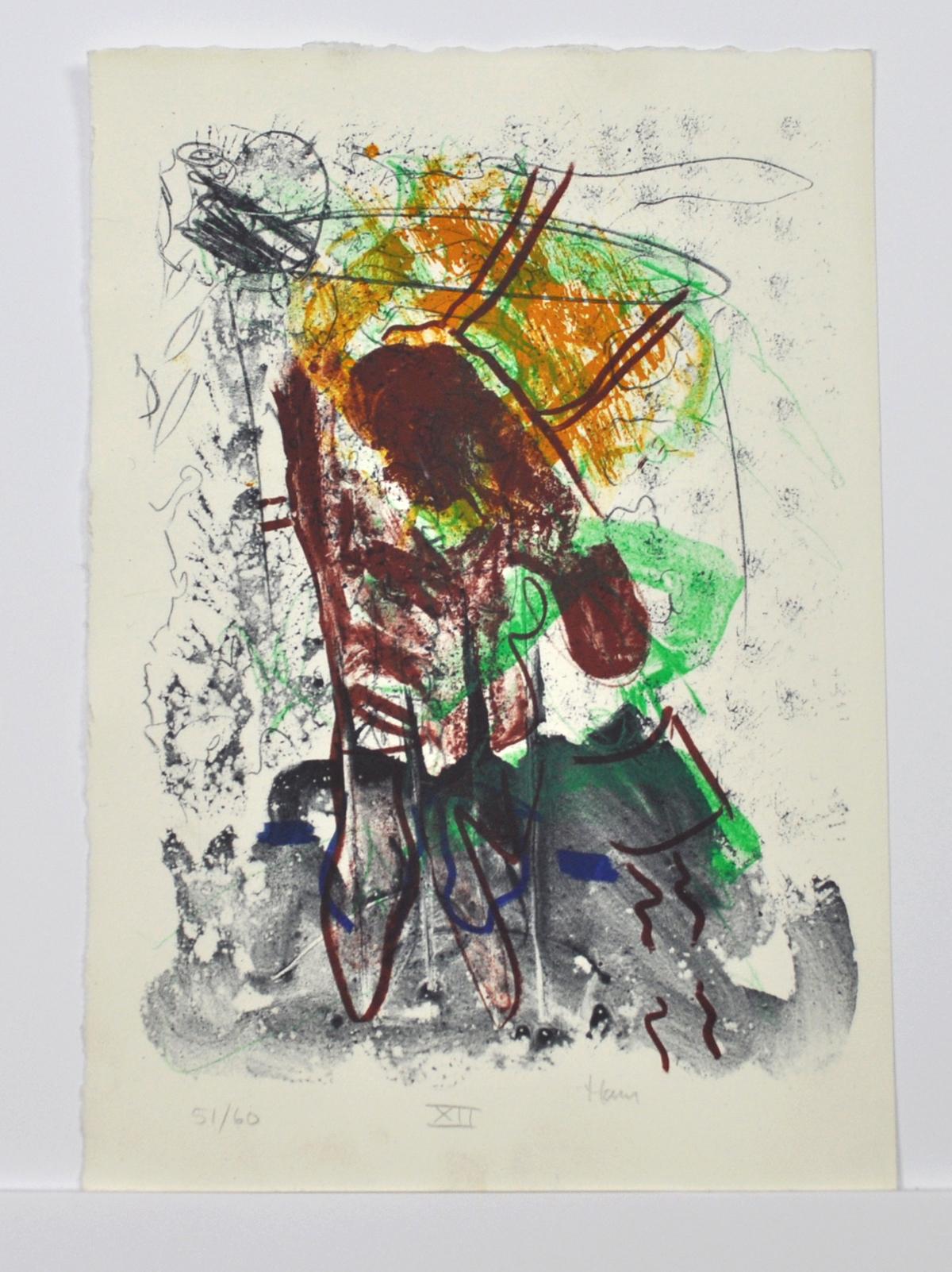 Danish Lithograph, signed and numbered, 1980s - Print by Henrik Have