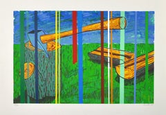 Scandinavian Screen Print by Danish artist Lars Ravn, signed and numbered