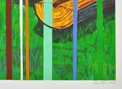 Scandinavian Screen Print by Danish artist Lars Ravn, signed and numbered