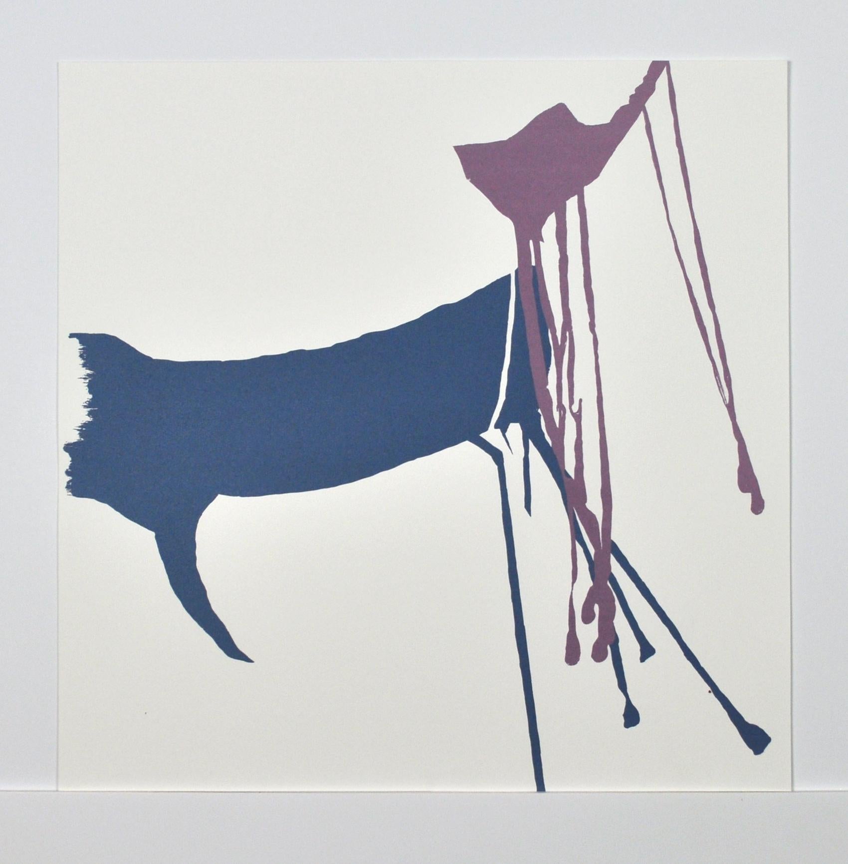 “Tochinishiki Kiyotaka, Sumo 4”  
Anne Marie Ploug (1966-)
Screen Print, 2006
Numbered 4/48, signed.  Artsize: 48 cm H x 48 cm W, unframed.

This piece comes from a series of 48 artworks made by four Danish artists, 12 each in a limited edition of