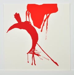 Scandinavian Screen Print, “Wajima Hiroshi Sumo 7” , numbered and signed