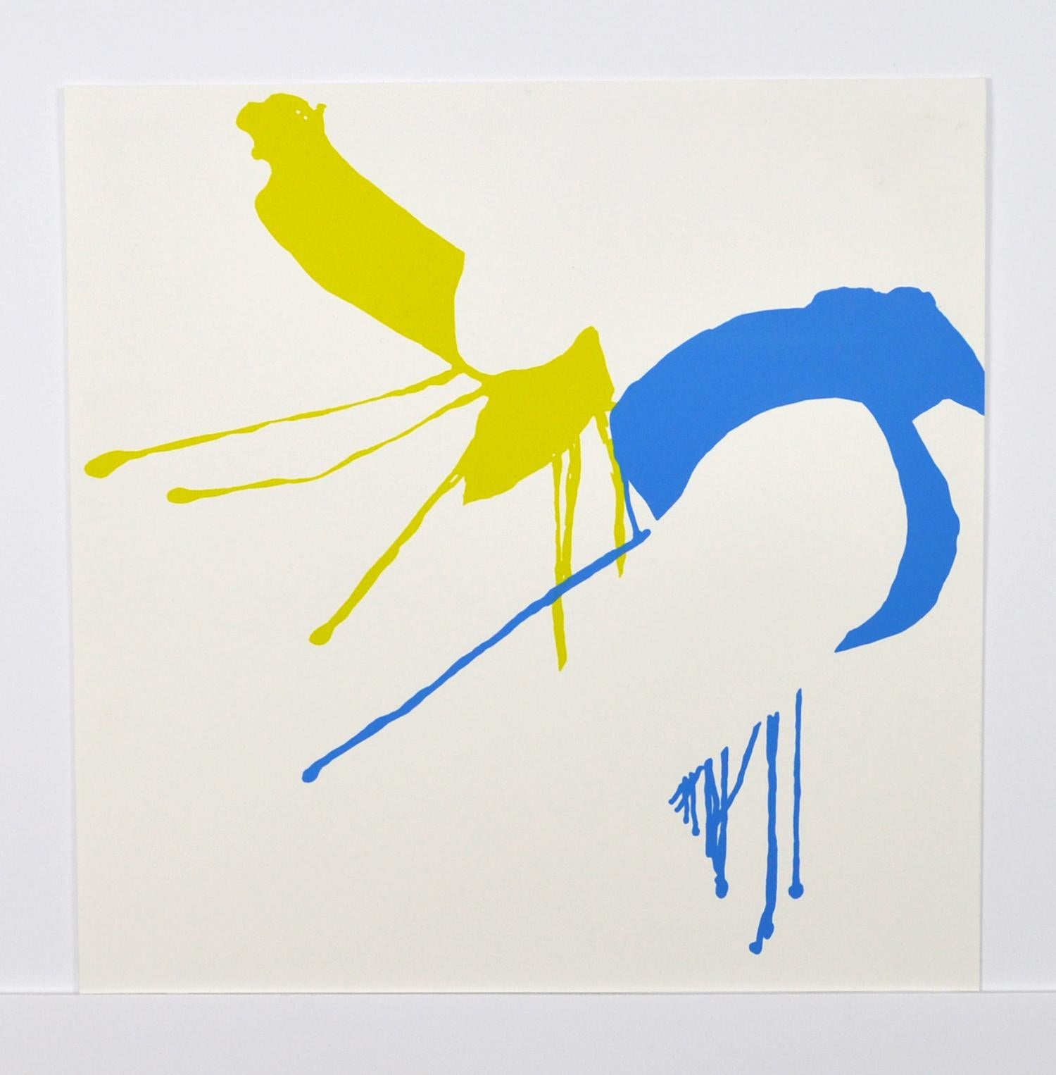 Scandinavian Screen Print, “Kitanoumi Toshimitsu, Sumo 8” , numbered and signed - Gray Abstract Print by Anne Marie Ploug
