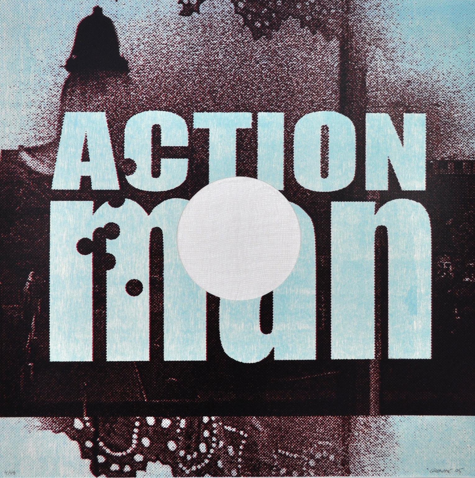 Lars Grenaae Abstract Print - “Action Man” , Scandinavian Mixed Media, numbered and signed
