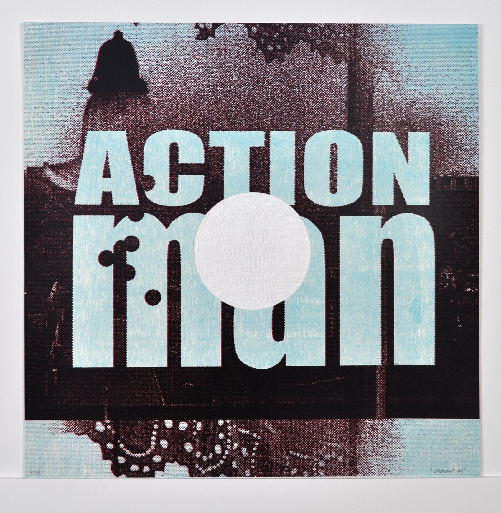 “Action Man” , Scandinavian Mixed Media, numbered and signed - Print by Lars Grenaae