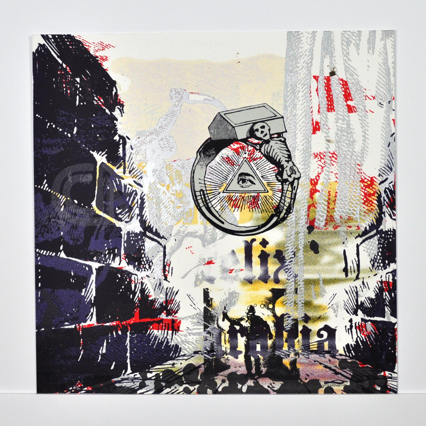 Scandinavian Screen Print , numbered and signed - Contemporary Mixed Media Art by Lars Grenaae