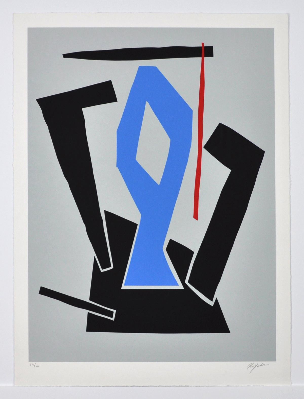 Scandinavian Screen Print by Robert Jacobsen, 1980s, numbered and signed For Sale 4