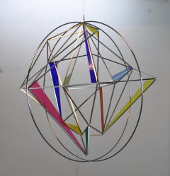 Contemporary Abstract Geometric Sculpture "Globe"