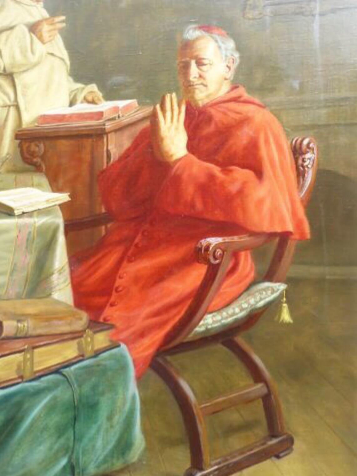 Vatican Cardinal Praying - Painting by Ernst Stierhof