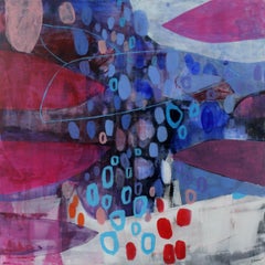 Rain of Dreams, by NIght-  XXI Century, Contempory Abstract, Acrylics, Painting 