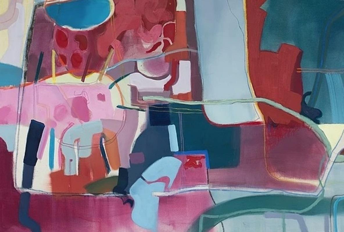 Untitled - XXI century, Young art, Oil abstraction painting, Colourful (Abstrakt), Painting, von Joanna Cisek