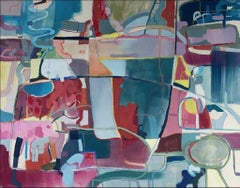 Untitled - XXI century, Young art, Oil abstraction painting, Colourful