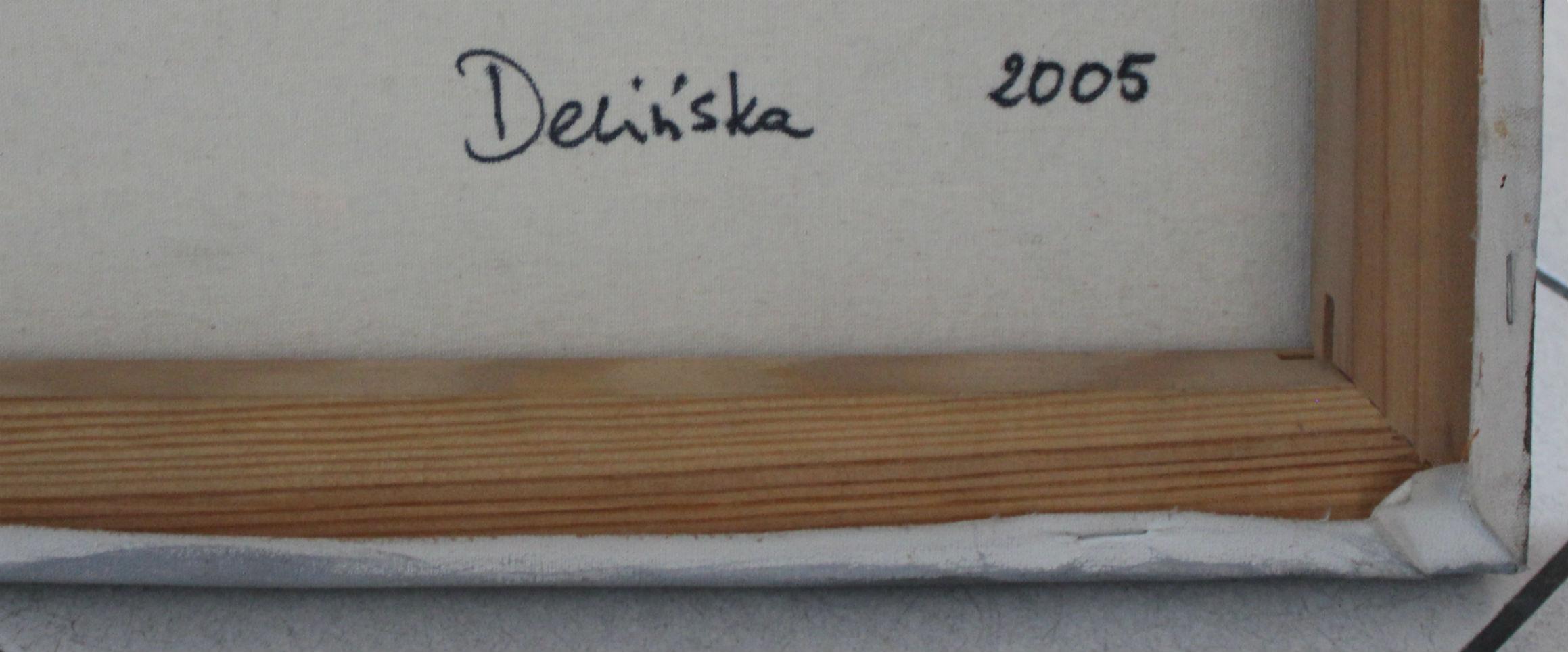 IWONA DELIŃSKA (geboren 1963)
Sie studierte Innenarchitektur und Malerei an der Akademie der Schönen Künste. Sie erhielt ihr Diplom im Jahr 1992. Seit vielen Jahren entwirft sie Kleidung, insbesondere Textilien. Sie nahm an zahlreichen Modeschauen