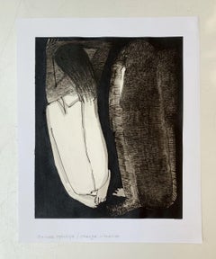 Strange situation - Contemporary Drawing, Figurative, Black & white