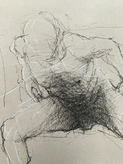 Nudo -  Disegno a tecnica mista, Figurativo, Sottile, Stile schizzo, Arte polacca
