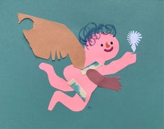 Una piccola stella. Carta e gouache, Fiaba, Figurativo, Artista polacco