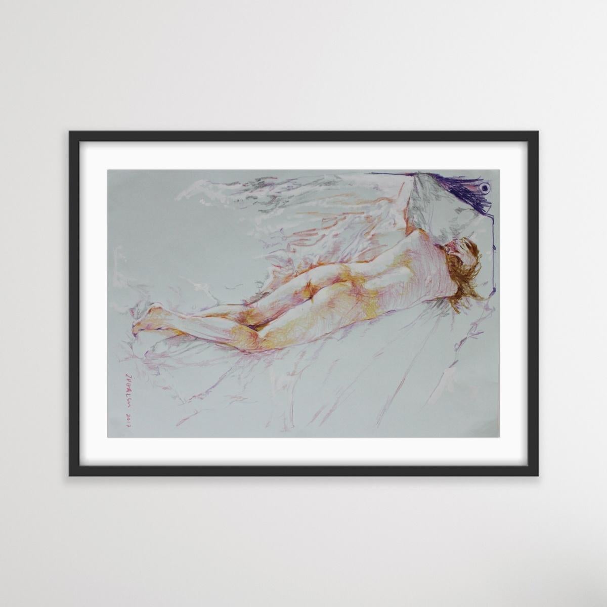 Un nu. Dessin contemporain, Nu féminin, Artiste polonais en vente 2