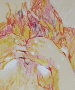 A nude. Contemporary drawing, Female nude, Polish artist