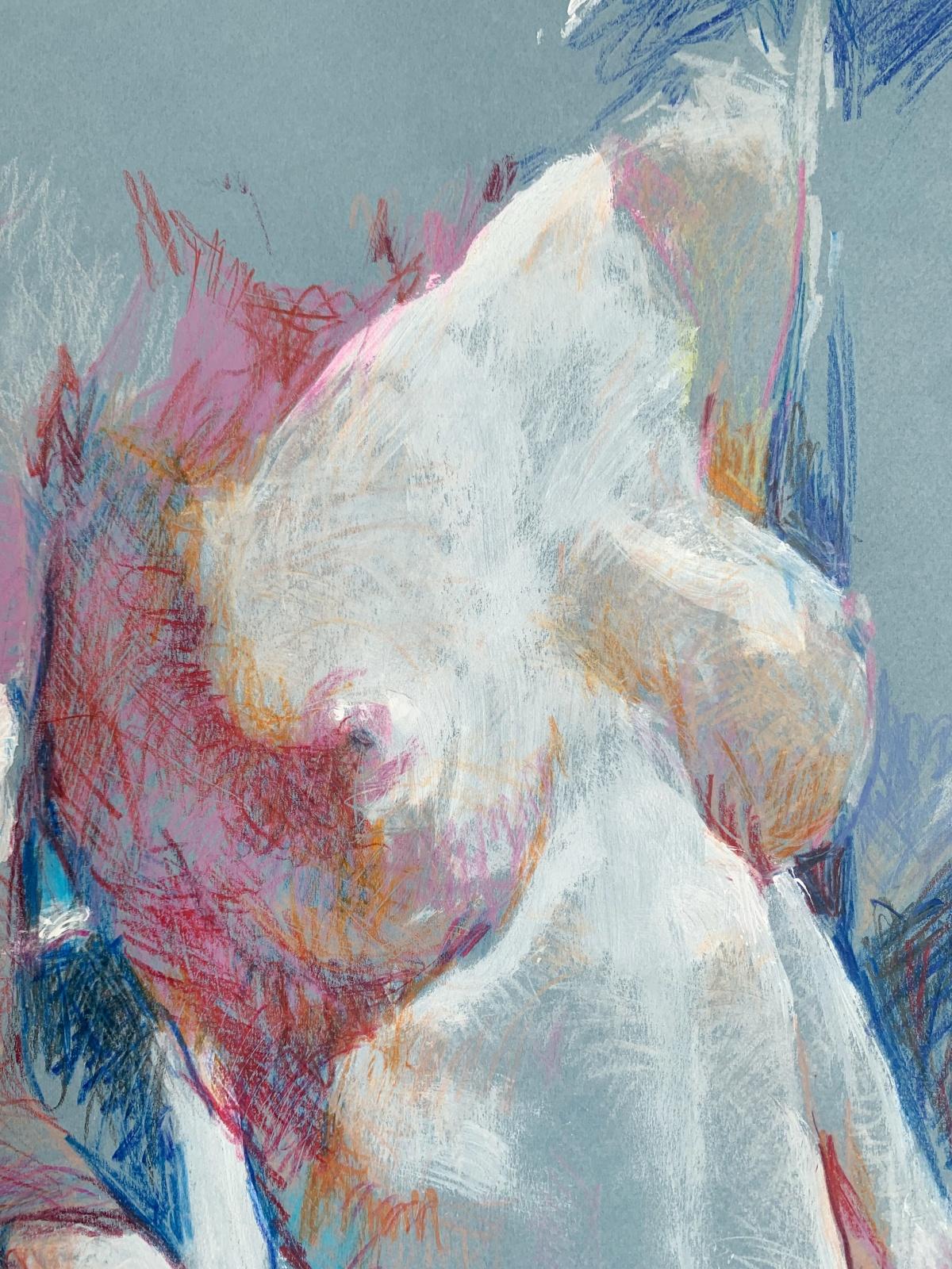 Un nudo. Disegno contemporaneo, Fantasia, Nudo femminile, Artista polacco 1