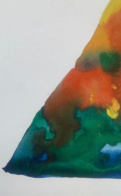 Nocefresca. Dibujo abstracto en acuarela, Colorido, Artista polaco