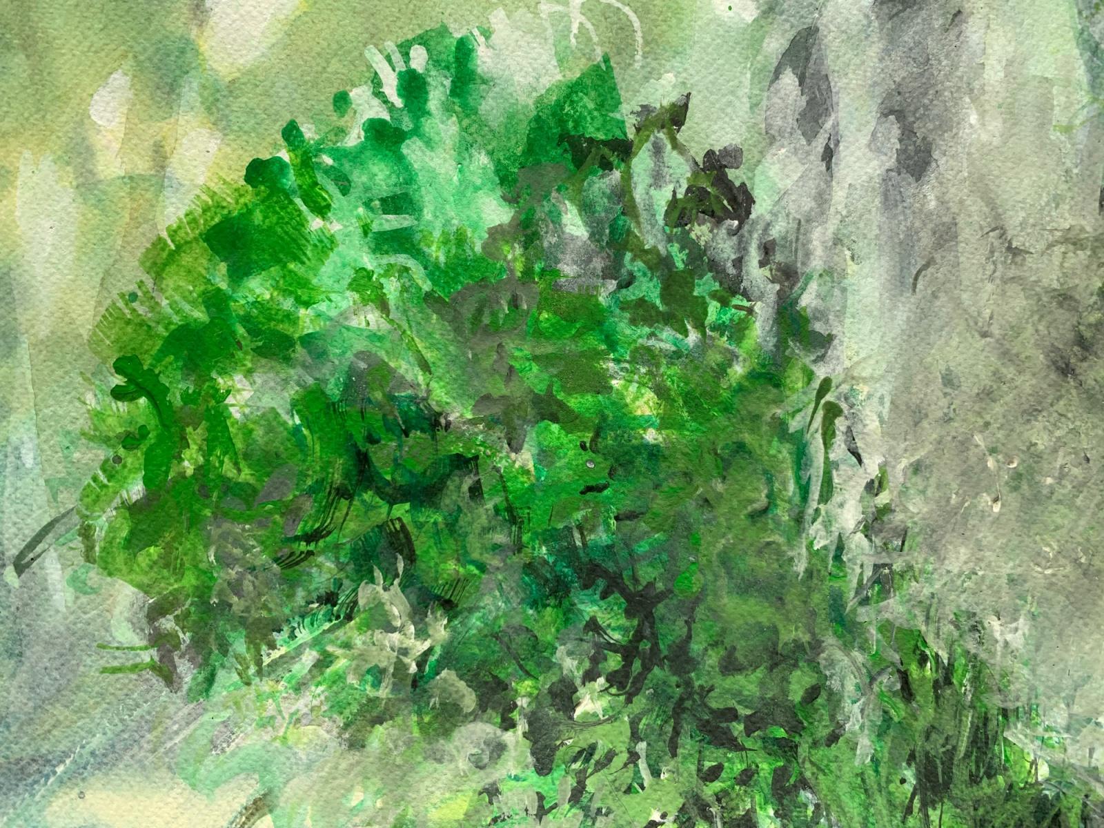 Arbre du parc. Acrylique, aquarelle sur papier, Paysage, Classic, Polish art - Autres styles artistiques Art par Włodzimierz Karczmarzyk